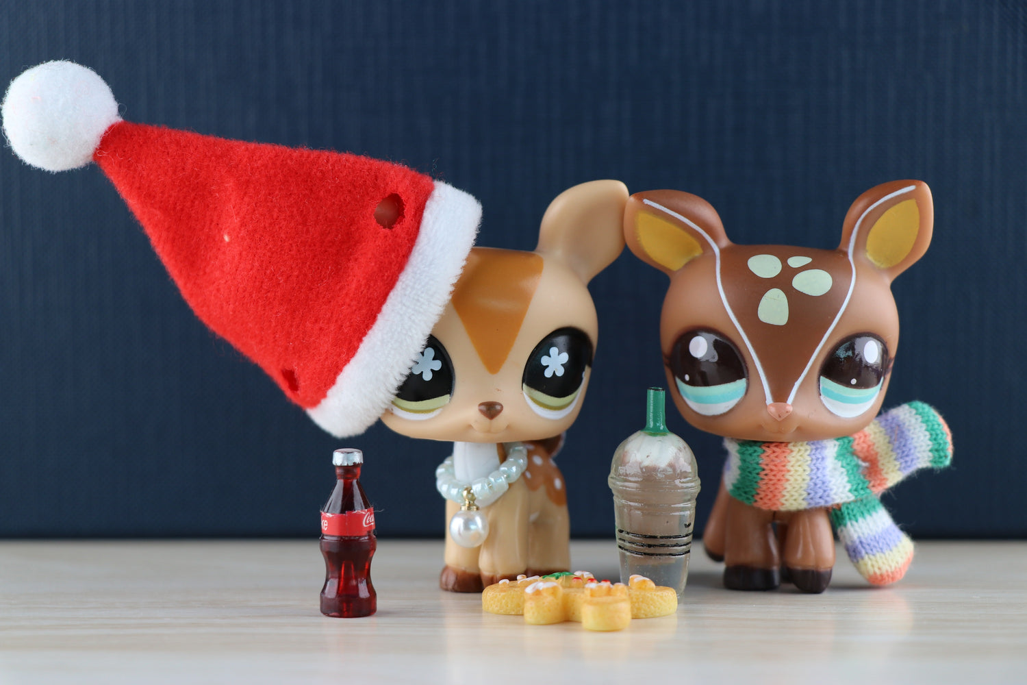 Littlest Pet Shop lps Deer 2PCS Figures with Accessories Outfit Christ –  minilpsshop